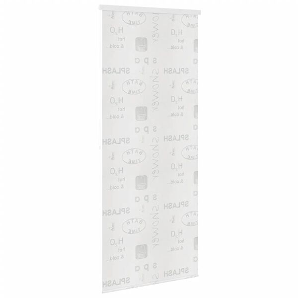 vidaXL Store roulant de douche 80x240 cm &Eacute;claboussures
