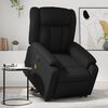 vidaXL Fauteuil inclinable de massage &eacute;lectrique noir similicuir