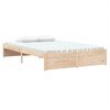 vidaXL Cadre de lit sans matelas bois massif 120x200 cm