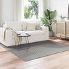 vidaXL Tapis de surface Carr&eacute; GALATI Gris 120 x 120 cm Polyester