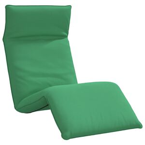 vidaXL Transat pliant vert 175 x 54 x 8,5 cm en tissu Oxford