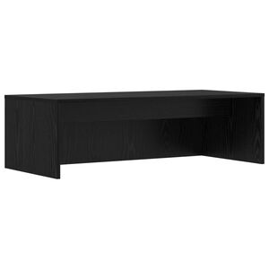 vidaXL Bureau mural Ch&ecirc;ne noir Bois d'ing&eacute;nierie 100 x 45 x 30 cm