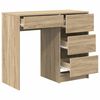 vidaXL Bureau Chêne sonoma 90 x 37,5 x 75 cm Bois d'ingénierie