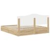 vidaXL Lit de Rangement Ch&ecirc;ne Sonoma 180 x 200 cm Bois d'ing&eacute;nierie