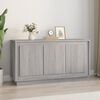 vidaXL Buffet sonoma gris 102x35x55 cm bois d'ingénierie