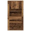 vidaXL Haut Armoire Bois ancien 80 x 33 x 150 cm Bois d'ing&eacute;nierie