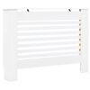 vidaXL Cache-radiateurs 2 pcs Blanc 112x19x81,5 cm MDF