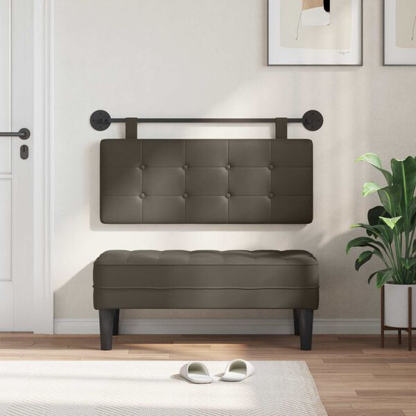 vidaXL T&ecirc;te de lit suspendue Montage mural Simili cuir