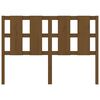 vidaXL Tête de lit Marron miel 145,5x4x100 cm Bois massif de pin