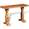 vidaXL Table console Bois de r&eacute;cup&eacute;ration massif
