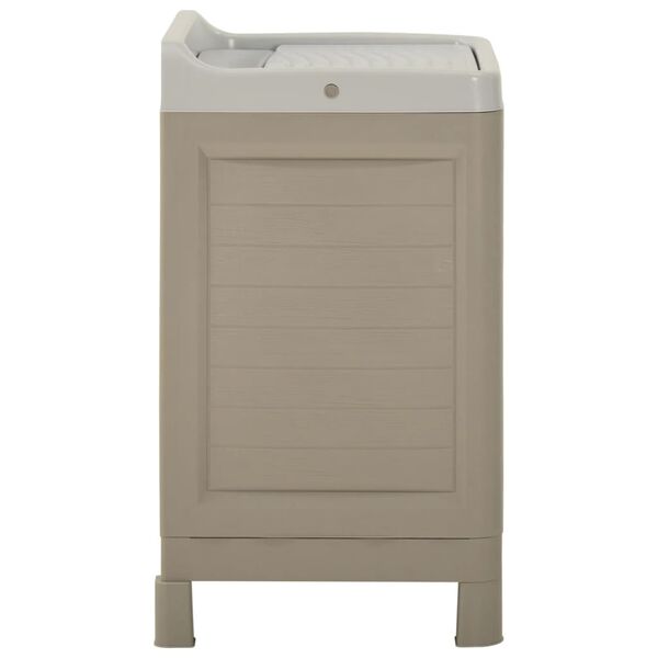 vidaXL Armoire de buanderie 60x51x89 cm Sable