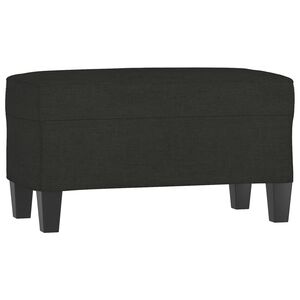 vidaXL Banc Noir 70x35x41 cm Tissu