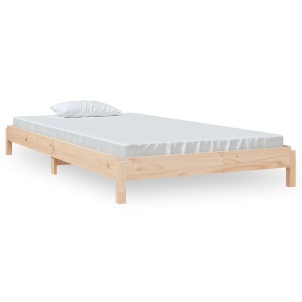 vidaXL Lit empilable sans matelas 80x200 cm bois de pin massif