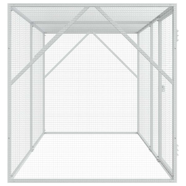 vidaXL Cage pour oiseaux Anthracite 208 x 102 x 108 cm Acier galvanisé