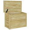 vidaXL Bo&icirc;te de rangement Naturel 80 x 44,5 x 57,5 cm Pin&egrave;de impr&eacute;gn&eacute;e