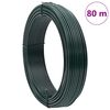 vidaXL Fil de clôture Vert 80 m PVC