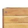 vidaXL Jardinière surélevée 78,5x58,5x78,5 cm Bois massif d'acacia