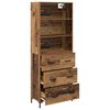 vidaXL Haut Armoire Bois ancien 69,5 x 34 x 180 cm Bois d'ing&eacute;nierie