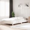 vidaXL Lit empilable sans matelas blanc 80x200 cm bois de pin massif