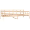 vidaXL Lit de jour sans matelas bois de pin massif 80x200 cm
