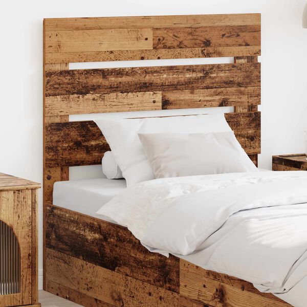 vidaXL T&ecirc;te de lit Bois ancien 75 cm Bois d'ing&eacute;nierie