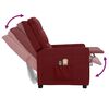 vidaXL Fauteuil &eacute;lectrique de massage Bordeaux Tissu
