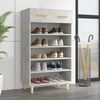 vidaXL Armoire &agrave; chaussures Gris b&eacute;ton 60x35x105 cm Bois d'ing&eacute;nierie