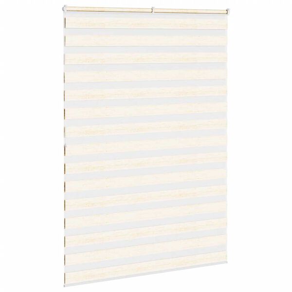 vidaXL Store z&egrave;bre beige marbr&eacute; largeur du tissu 155,9 cm polyester