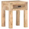 vidaXL Table de chevet 40 x 35 x 50 cm Bois de manguier solide