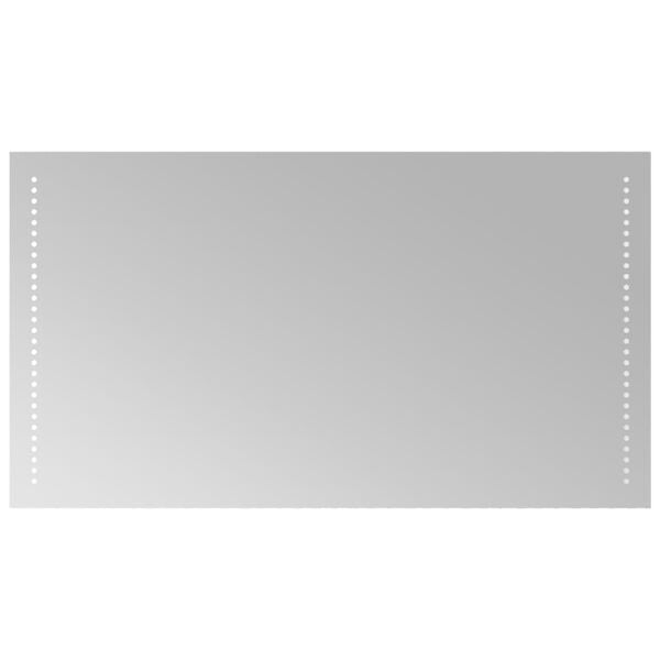 vidaXL Miroir de salle de bain &agrave; LED 90x50 cm