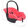 vidaXL Si&egrave;ge d'auto pour b&eacute;b&eacute; Rouge 42x65x57 cm