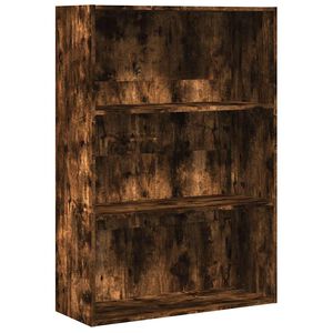 vidaXL Biblioth&egrave;que ch&ecirc;ne fum&eacute; 80x30x114 cm bois d'ing&eacute;nierie