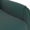 vidaXL Fauteuil de massage Vert fonc&eacute; Tissu