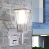 vidaXL Lampe murale ext&eacute;rieure avec capteur Acier inoxydable