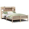 vidaXL Lit biblioth&egrave;que sans matelas 140x190 cm bois de pin massif