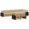 vidaXL Ensemble de canap&eacute;s d'ext&eacute;rieur 8 pc Naturel et Beige