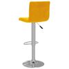 vidaXL Tabourets de bar lot de 2 jaune moutarde velours