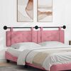 vidaXL T&ecirc;te de lit suspendue Rose 170 x 55 x 5 cm Velours