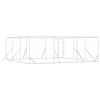 vidaXL Chenil d'ext&eacute;rieur pour chiens argent&eacute; 6x6x2 m acier galvanis&eacute;