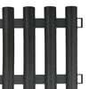 vidaXL Bordures de pelouse 17 pcs Anthracite 10 m PP