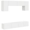 vidaXL Ensemble meuble TV 4 pc Blanc Bois d'ing&eacute;nierie