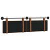 vidaXL T&ecirc;te de lit suspendue Marron 190 x 55 x 5 cm PU antique