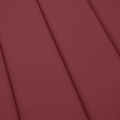 vidaXL Coussin de chaise longue rouge bordeaux 200x70x3cm tissu oxford