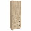 vidaXL Ensemble de Meubles 2 pc Bois d'ing&eacute;nierie