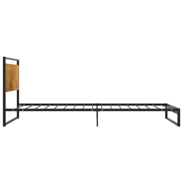 vidaXL Cadre de lit sans matelas m&eacute;tal 90x200 cm