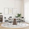 vidaXL Chaise pliante 8 pcs Noir et gris 48 x 43,5 x 81 cm Simili cuir