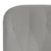 vidaXL Chaise de relaxation Gris clair Velours