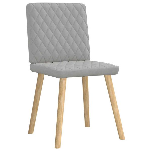 vidaXL Chaises à manger lot de 6 gris nuage tissu