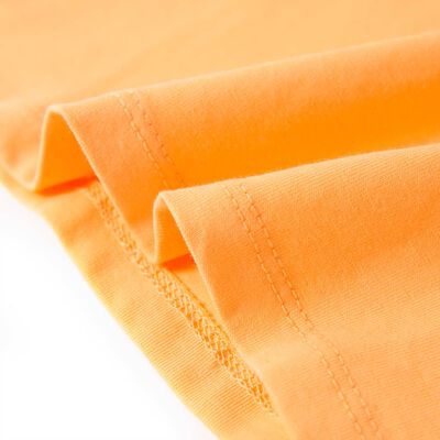 T-shirt pour enfants orange vif 92