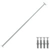 vidaXL Barre de fen&ecirc;tre r&eacute;glable de s&eacute;curit&eacute; 710-1200 mm